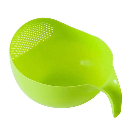 Multi-Purpose Strainer and Washer Bowl for Rice, Fruits, and Vegetables – Durable Food-Grade Washing Bowl with Handle ( Pack of 3)