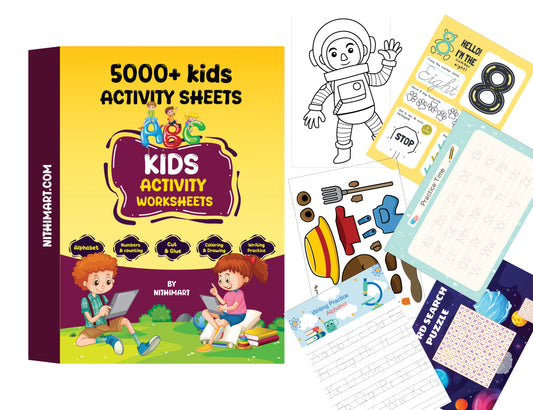 5000+ Fun and Educational Kids Activity Worksheets.